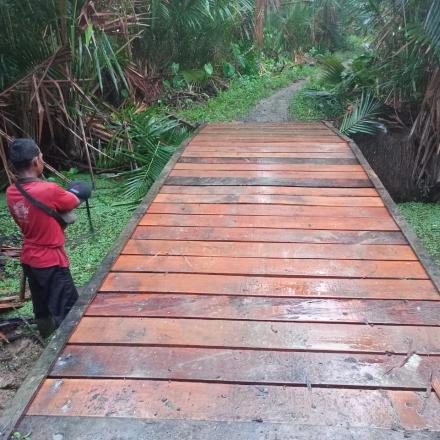 Pembangunan Jembatan Menuju Persawahan